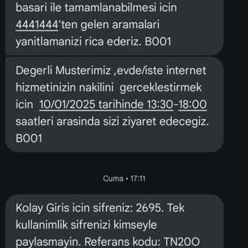 Nakil İşlemi Ve Fatura Sorunlarıyla Baş Edememek
