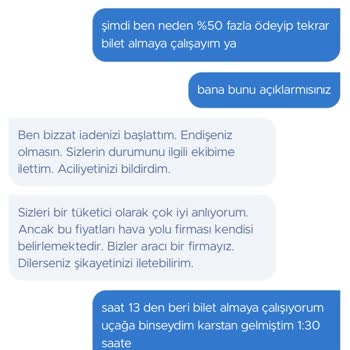 Uçak Bileti Mağduriyeti Ve Anlık Fiyat Artışı
