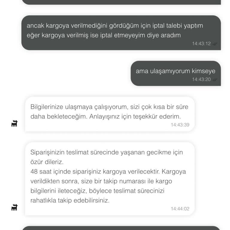 Doğum Günü İçin Sipariş Verilen Nevresim Takımı Zamanında Ulaşmadı