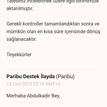 Paribu'da Kripto Para Çekim İşlemi Sorunu: Bekleme Süresi Ve Yanıltıcı Yanıtlar