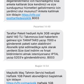 İzinsiz SMS'lerle İlgili Vodafone Çelişkisi
