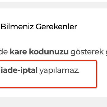 Yanlış Gün Seçimi Nedeniyle Bilet İadesi Sorunu