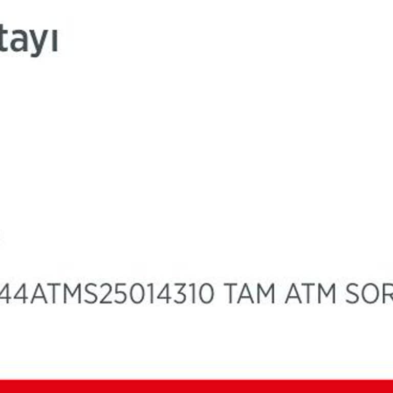 ATM'de Kayıp Para Ve Eksik İade Sorunu