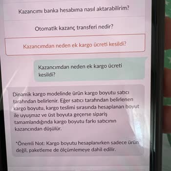 Sürat Kargo İle Yanlış Boyutlandırılan Gönderi Sorunu
