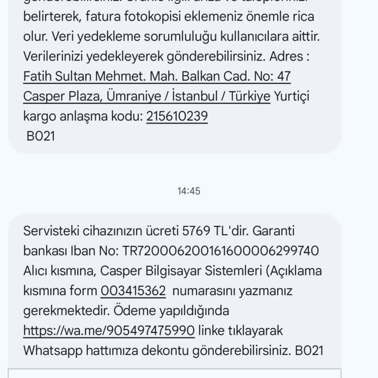 Casper Excalibur Klavye Tamirinde Fahiş Fiyat Şoku
