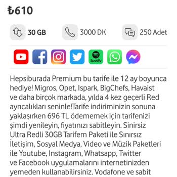 Vodafone'da Yeni ve Mevcut Müşteriler İçin Tarife Farklılıkları