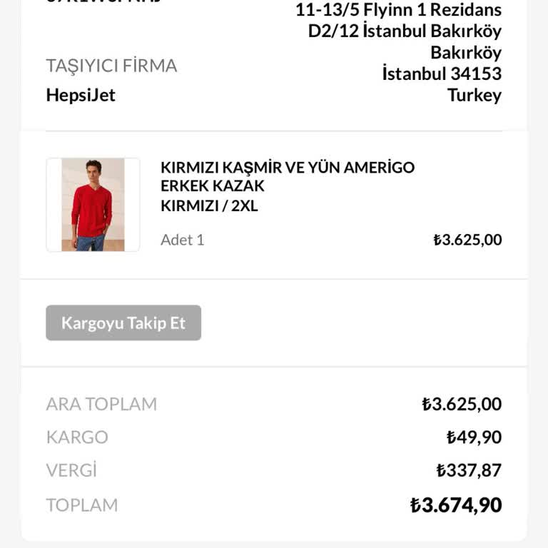 Silk And Cashmere'de İade Sürecinde Yaşanan Gecikme