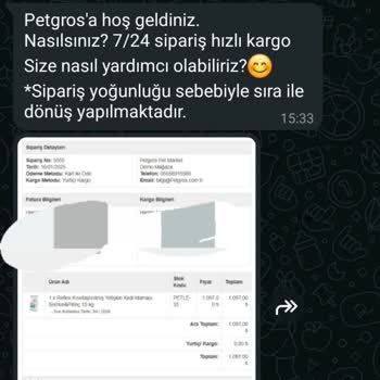 Kedi Maması Siparişimde Güven Sorunu