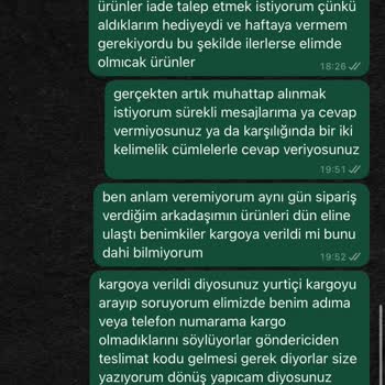 Sipariş Teslimatında Sorumsuz Davranış