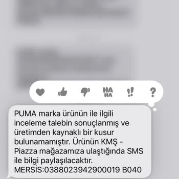 Puma Ayakkabıda Kırılma Ve Yırtılma Sorunu