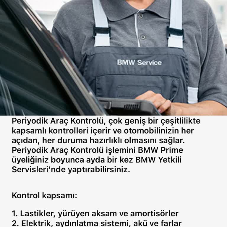 BMW Prime Üyelikte Yanlış Bilgilendirme Ve Yüksek Kontrol Ücretleri