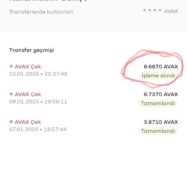 Kripto Çekim İşleminde Uzun Süreli Bekleme