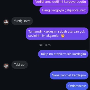 Kargo Bilgisi Verilmeyen Sipariş Sorunu