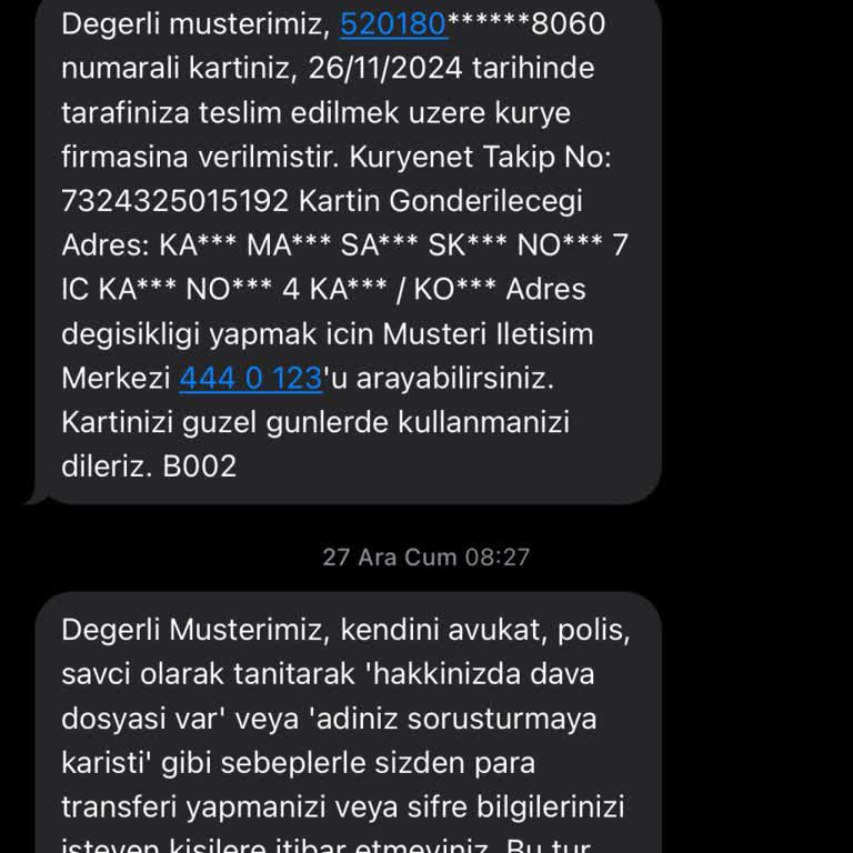 Yurt Dışında Kredi Kartı Teslimat Sorunu