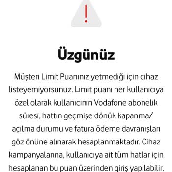 10 Yıllık Müşteri Olarak Vodafone'dan Beklenmedik Sorunlar
