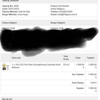 Sahte Site Mağduriyeti: Kedi Maması Siparişim Gelmedi