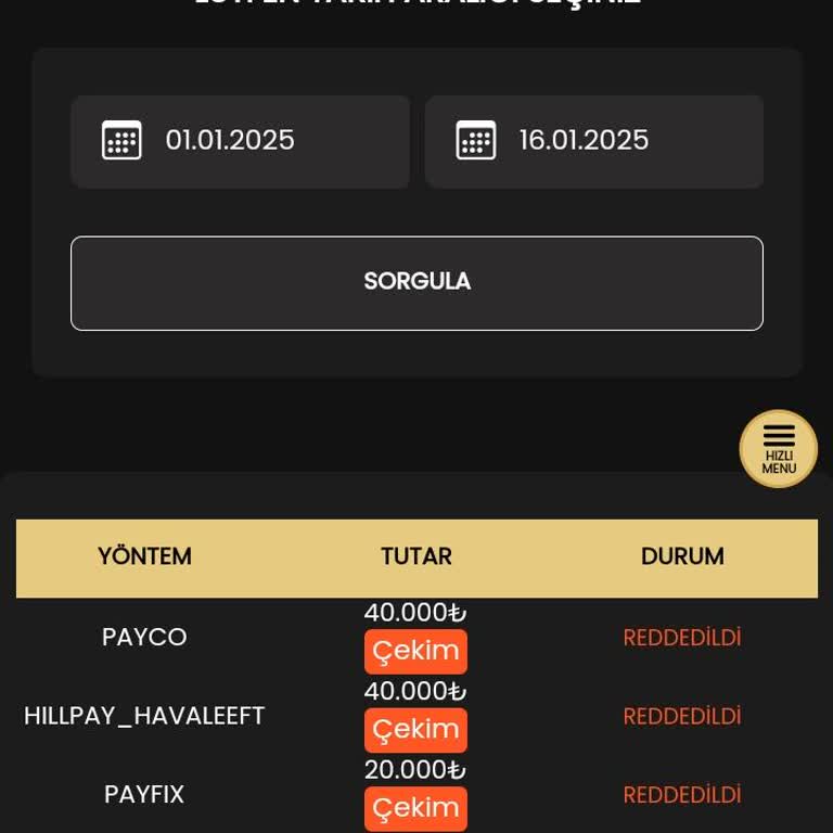 Ödeme Sürecinde Yaşanan Sorunlar