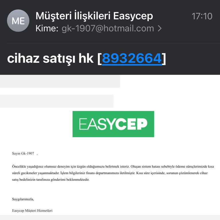Ödeme Gecikmesiyle Zorlaşan Satış Deneyimi