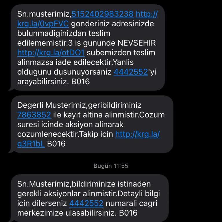Nevşehir Şubesi İle Bitmeyen Kargo Sorunları