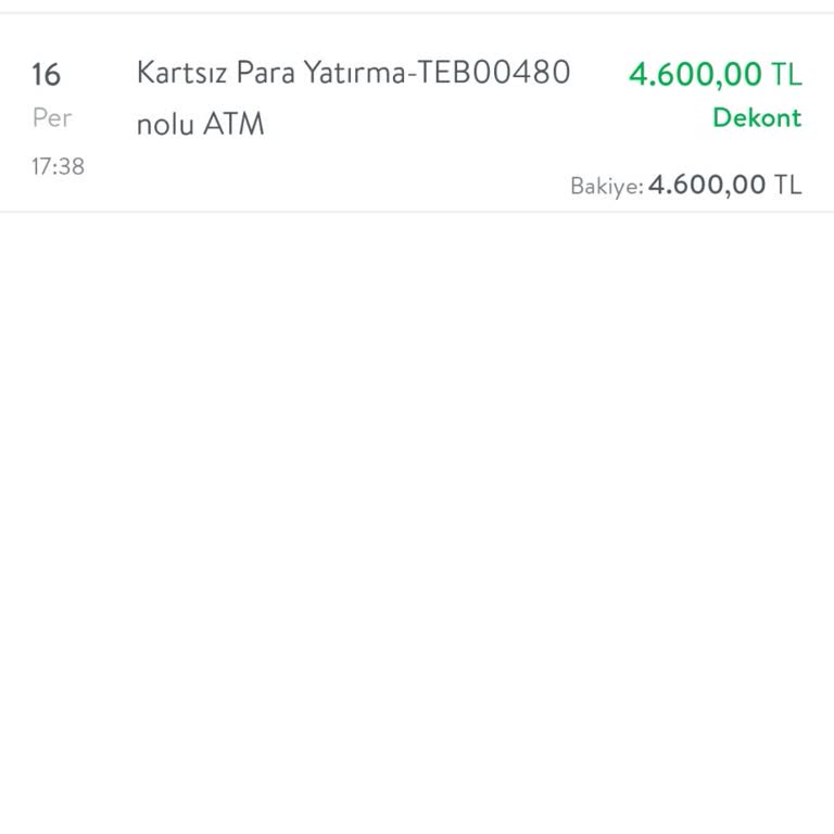 ATM İşleminde Eksik Para Sorunu