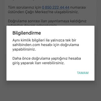 T.C. Kimlik Doğrulama Sorunu Ve Yetersiz Müşteri Hizmetleri