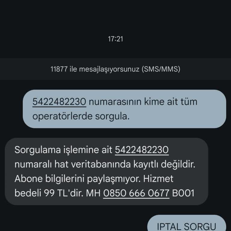 Bilinmeyen Numara Sorgusunda Fahiş Ücret Şoku