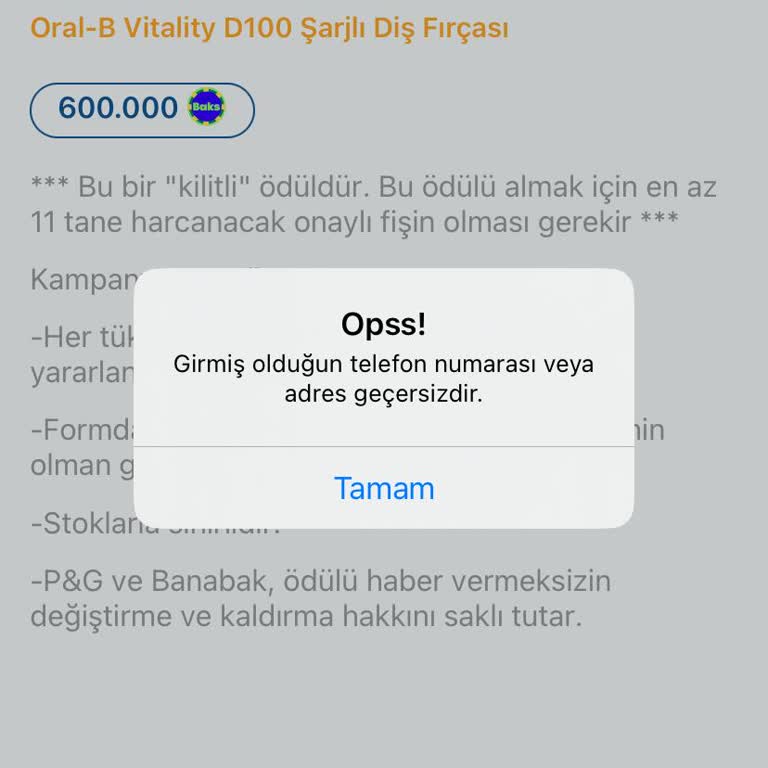 Oral B Kampanyasında İletişim Sorunu