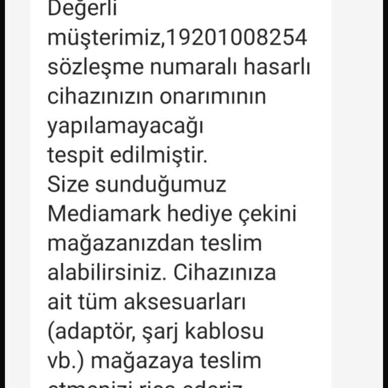 Media Markt'tan Alınan Çamaşır Makinesinde Garanti Ve Müşteri Hizmetleri Sorunu