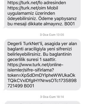 TurkNet İle Yaşanan Bağlantı Ve Fatura Sorunları