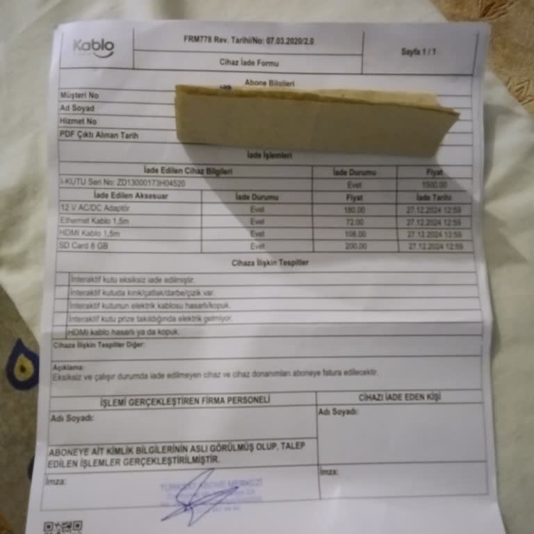 TÜRKSAT Kablo Net TV Hizmetinde Uzun Süreli Bekleme Sorunu