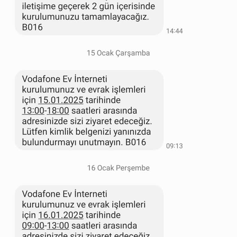 Vodafone Evde İnternet Kurulumunda Sürekli Erteleme Ve Müşteri Hizmetleri İlgisizliği
