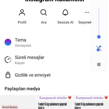 Instagram Üzerinden Yapılan Üzüm Yaprağı Siparişimde Mağduriyet