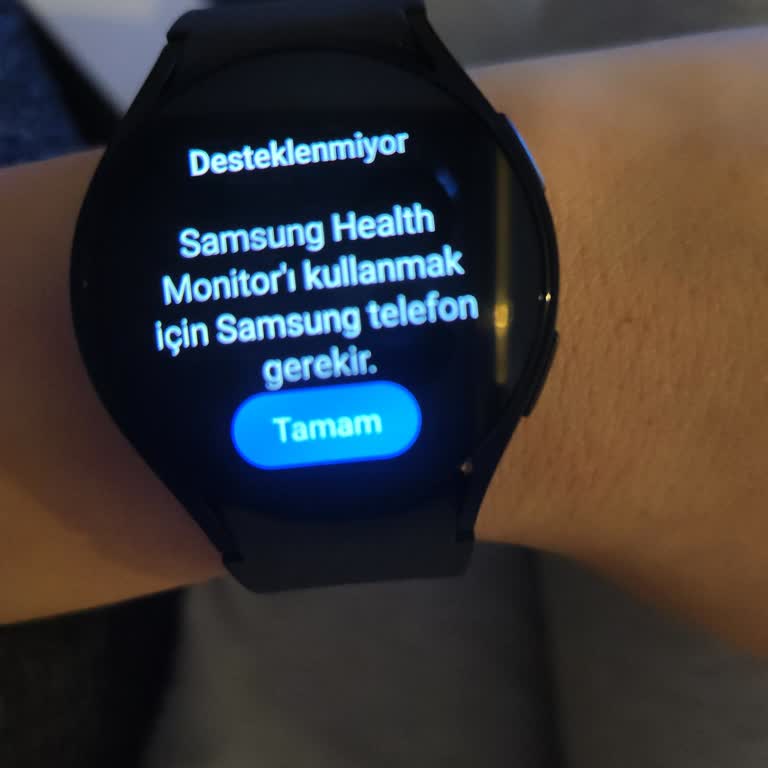 Samsung Watch6 EKG Ve Tansiyon Ölçümü Sorunu