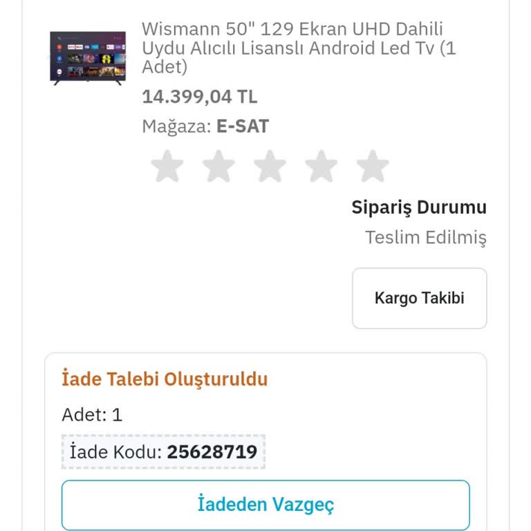 Epttavm'den Aldığım TV'nin Görüntü Kalitesi Hayal Kırıklığı Yarattı
