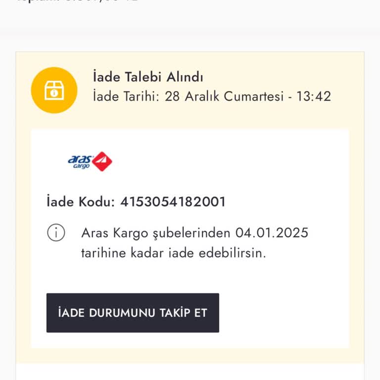 Yanlış Ürün Ve İade Sürecinde Sorunlar