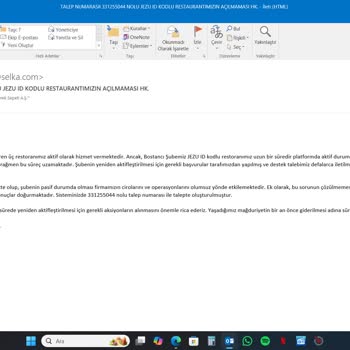 Bostancı Şubemizin Aktifleştirilmesi Konusunda Yaşadığımız Sorunlar