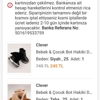 Trendyol'da Fiyat Artışı Ve Sipariş İptali Sorunu