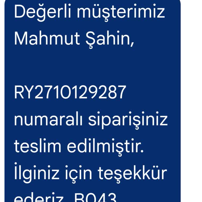 Siparişler Ulaşmadı Ve Ücret İadesi Yapılmadı