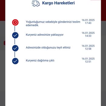 Aras Kargo'nun Güven Vermeyen Teslimat Süreci