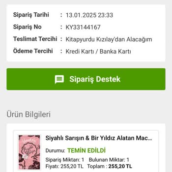 Kitapyurdu'nda Taahhüt Edilen Sürede Kargoya Verilmeyen Siparişler