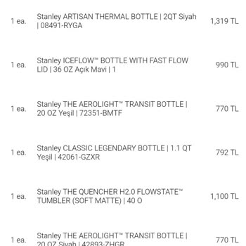 Stanleytermosturkiye.com İletişim Eksikliği Ve Fatura Sorunu!