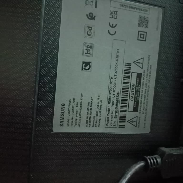 Samsung 58TU7000: Ekran Kararma Sorunu