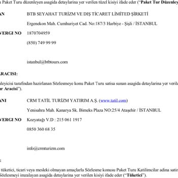 İptal Edilen Tur Ve İade Sorunu