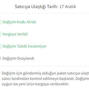 Trendyol'dan Alınan Kulaklıkta Değişim Süreci Sorunu