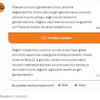 Trendyol'dan Alınan Kulaklıkta Değişim Süreci Sorunu