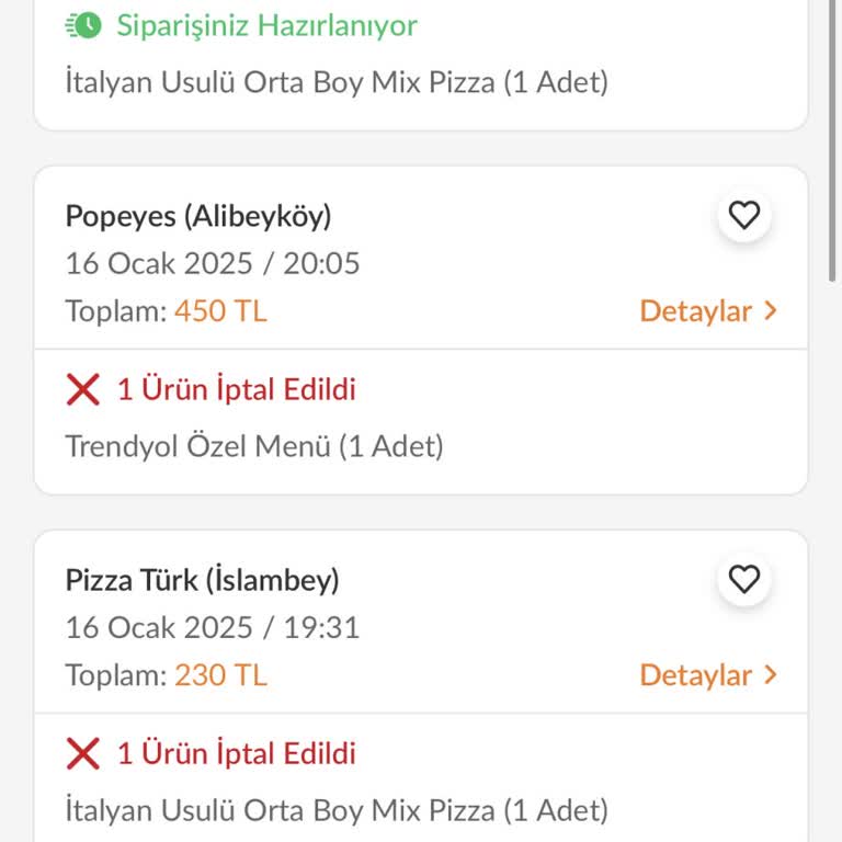 Trendyol GO'nun Sipariş İptalleri Ve Yetersiz İadeleri