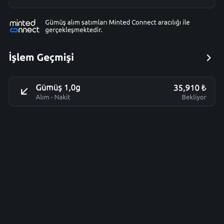 Hediye Gümüş Ve İşlem Sorunları