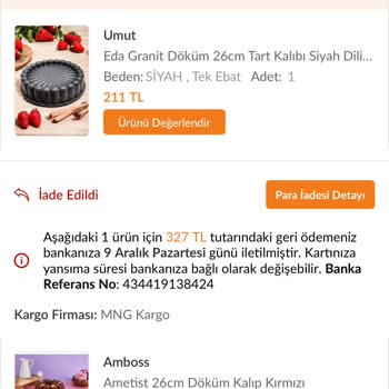 Eksik Parça Ve İade Sorunu