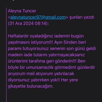 Cz London İade Sürecinde Yaşanan Sorunlar Ve İletişim Eksikliği