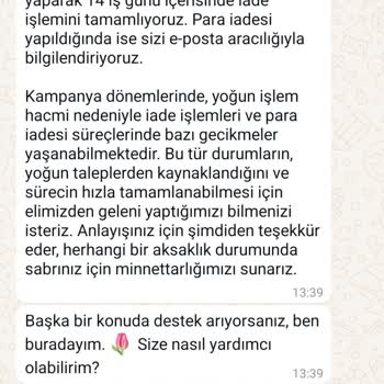 İade Sürecinde Müşteri Mağduriyeti